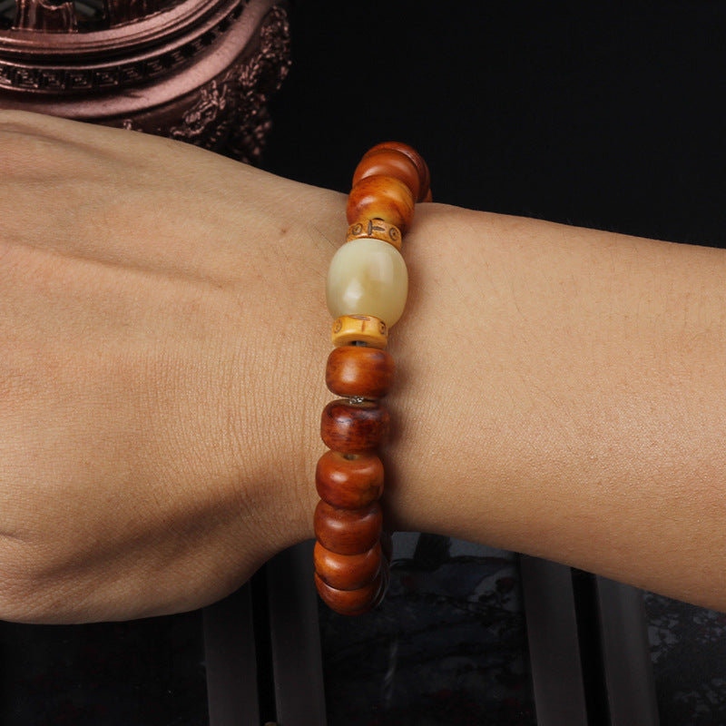 Tibetan Guardian Spirit Natural Yak Bone Bracelet