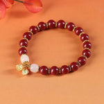 Purple Cinnabar Lotus Pod Bracelet