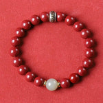 Purple Cinnabar Six - Character Mantra Bracelet
