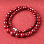 Purple Cinnabar Necklace