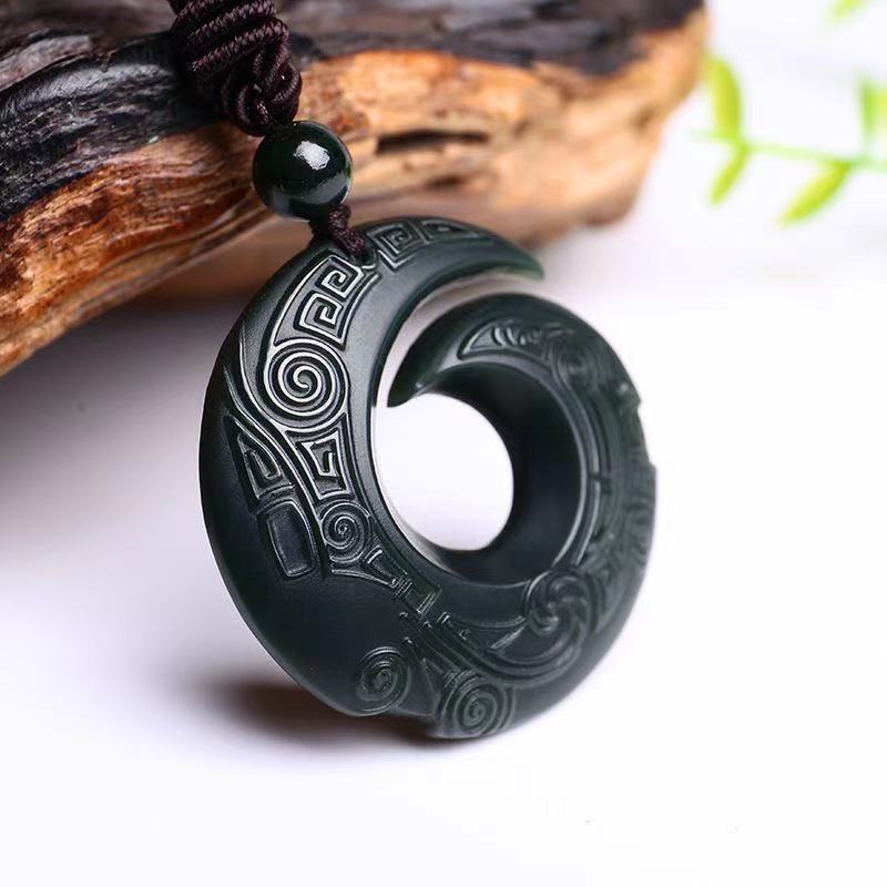 Hetian Jade Pendant Manifesting Necklace