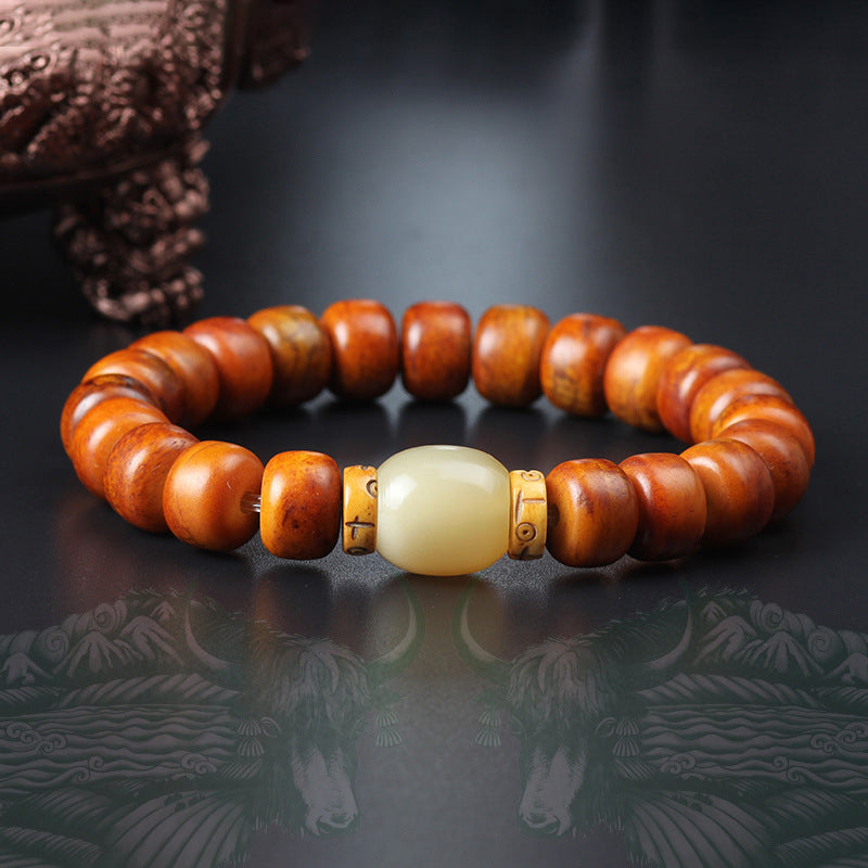 Tibetan Guardian Spirit Natural Yak Bone Bracelet