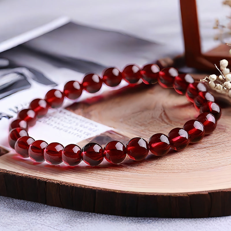 Red Garnet Stone Bracelet - Reignite Your Love