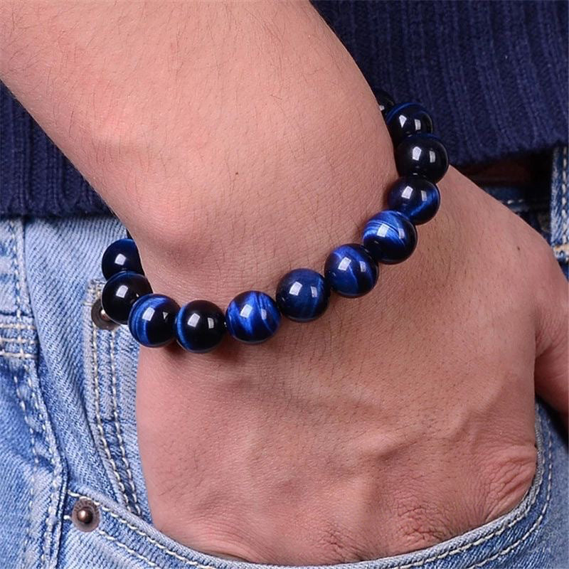 Blue Tiger’s Eye Bracelet - Confidence & Creativity