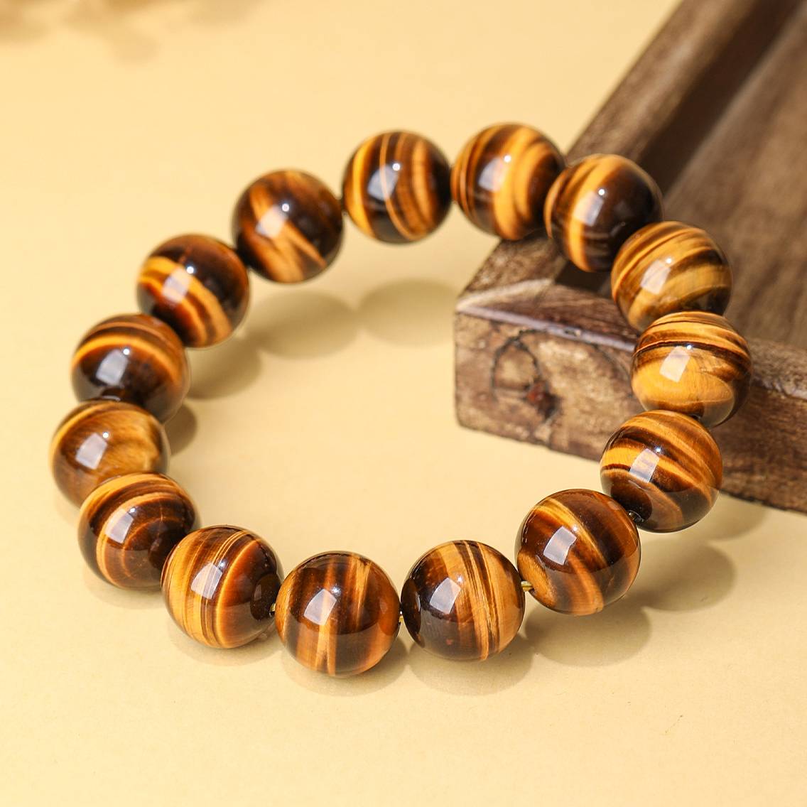 Gold Tiger Eye Bracelet - Power & Prosperity