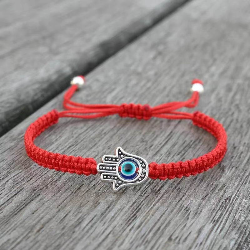 Hamsa Hand Red String Bracelet - Evil Eye Protection