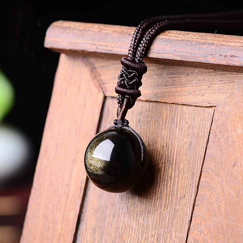 Rainbow Obsidian Necklace - Eye of Truth