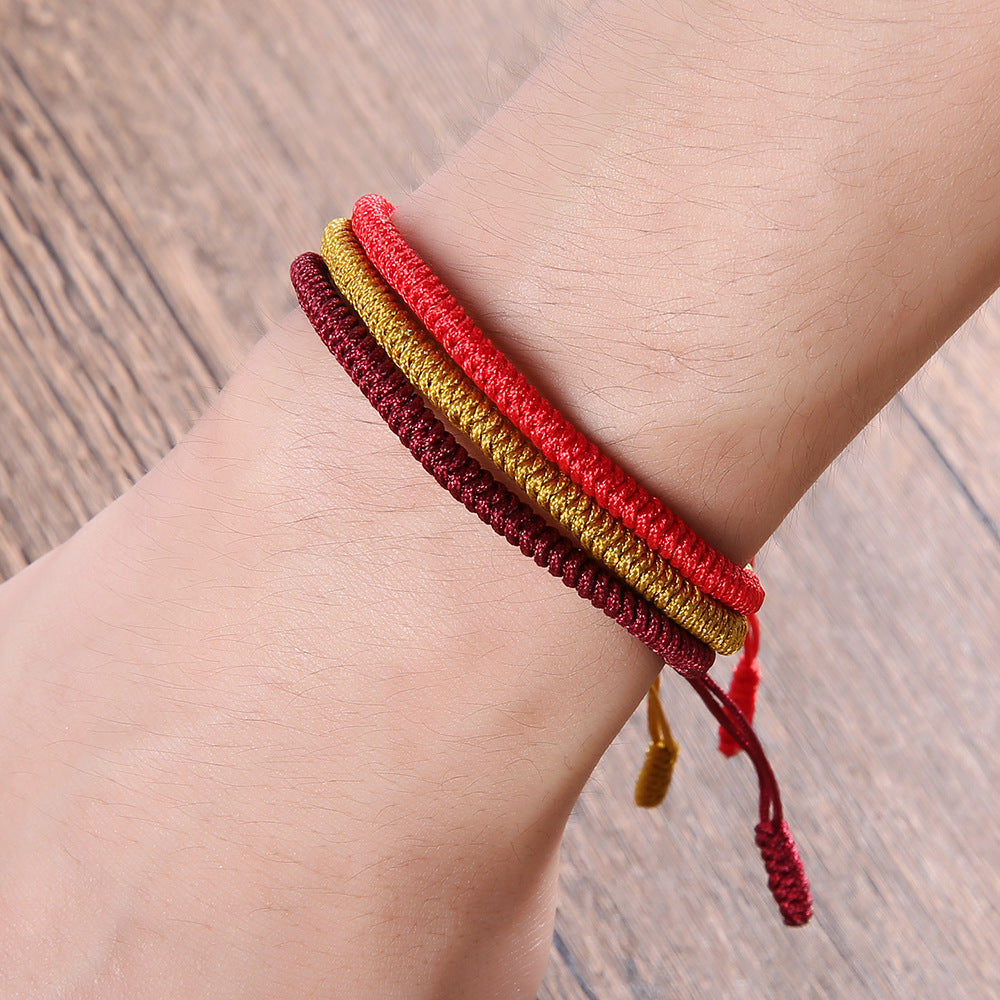 Tibetan Handmade Knot Bracelets - For Security