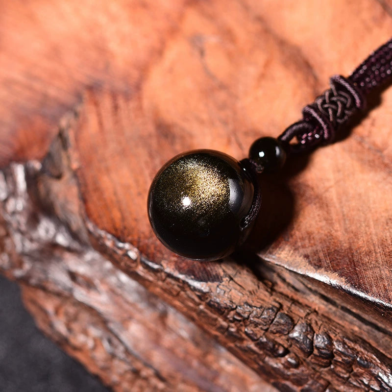 Rainbow Obsidian Necklace - Eye of Truth