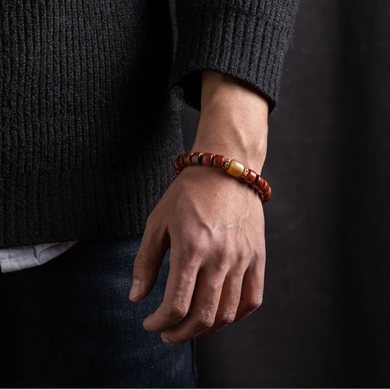 Tibetan Guardian Spirit Natural Yak Bone Bracelet