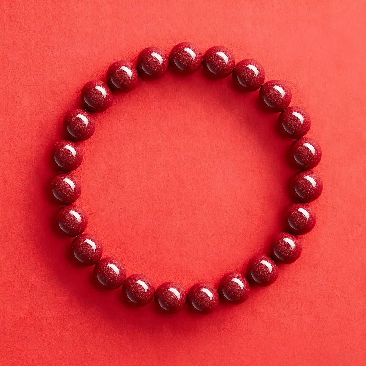 Natural Cinnabar Birth Year Blessing Bracelet - Vermith