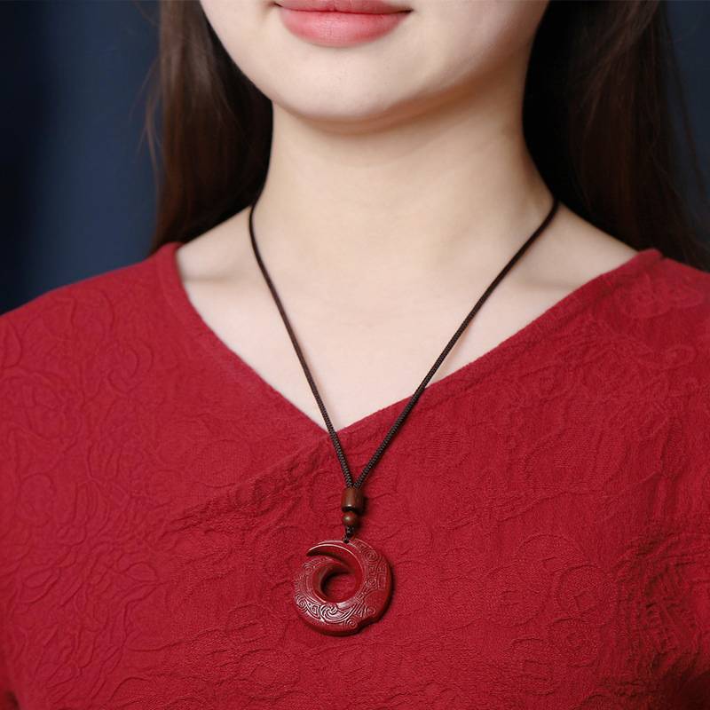 Purple Cinnabar Luck-turning Pendant
