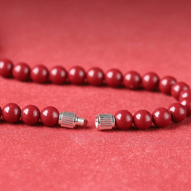 Purple Cinnabar Necklace